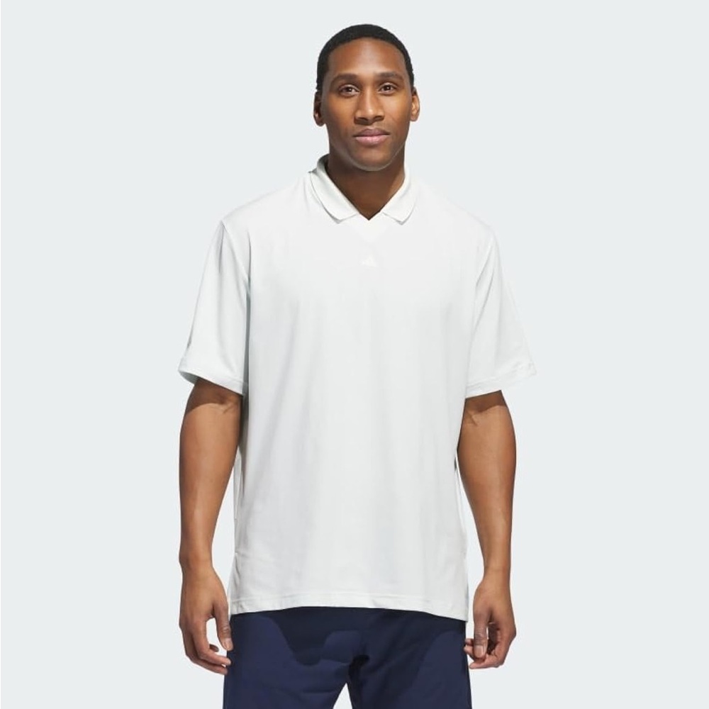 adidas Men's Twistknit Pique Polo - Medium - Relaxed Fit - Cryjad Green